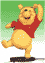 Tanzende Winnie Pooh Figur 40 cm