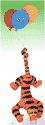 Tigger mit Ballons als Hängefigur 100 cm