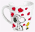 Kaffeepott konisch, Steingut, ca. 250 ml, div. Motive