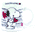 Kaffeepott, Steingut, ca. 250 ml, div. Motive